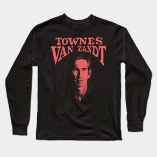 Townes Van Zandt Long Sleeve T-Shirt